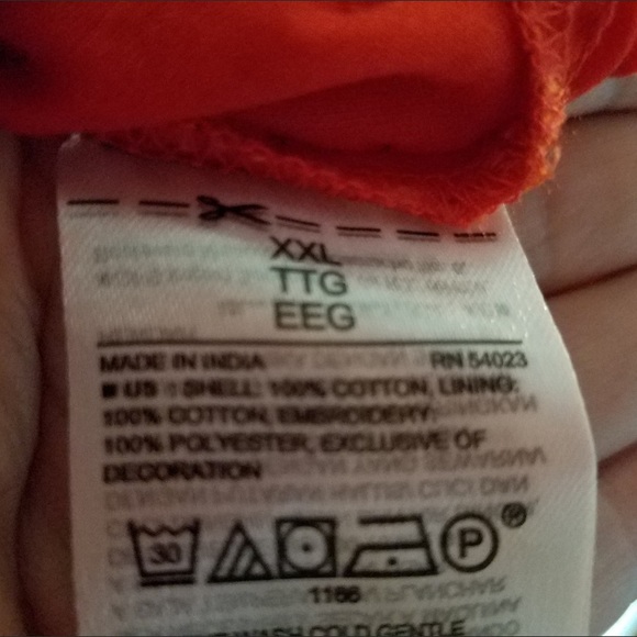 Old Navy Embroidered Cotton Shift Dress Sz XXL - Picture 5 of 7